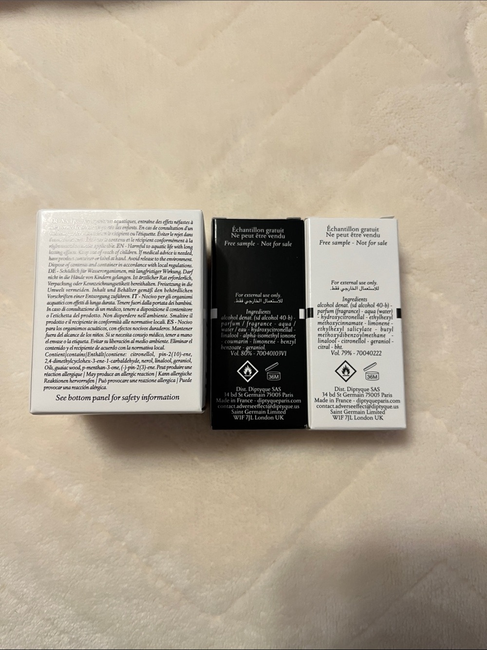 Diptyque Baies L’Eau Papier and Philosykos Bundle - Picture 2 of 2